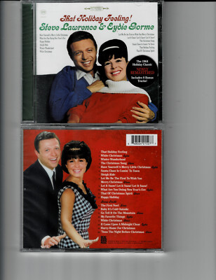 STEVE LAWRENCE & EYDIE GORME -THAT HOLIDAY FEELING (CD 2022) NEW*8 BONUS TRACKS*