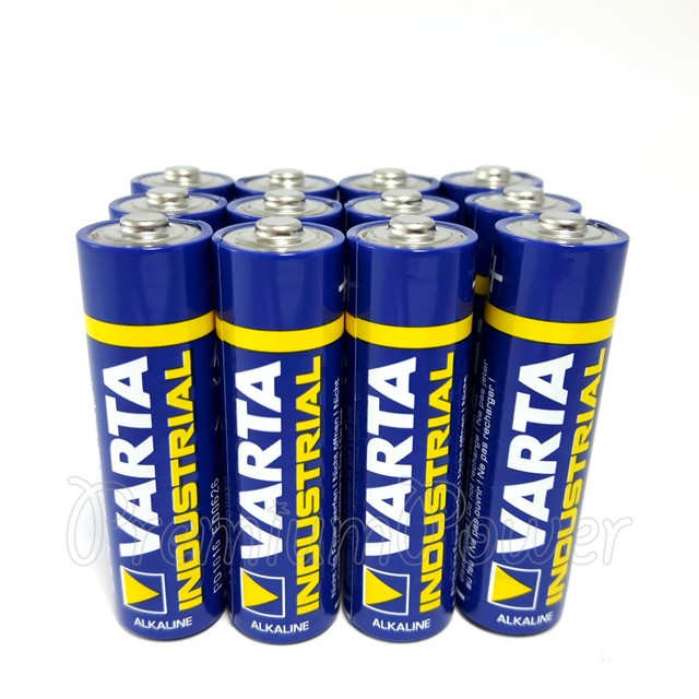 12 x Varta AA batteries Alkaline Industrial LR6 MIGNON 4006 1.5V FREE Shipping eBay