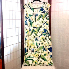 New Calvin Klein Floral Sheath Sz 12