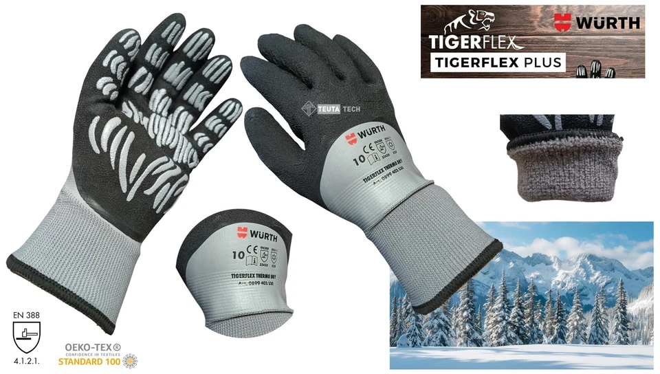 WÜRTH Schutzhandschuh TIGERFLEX® Thermo Dry Art.Nr. 0899402529