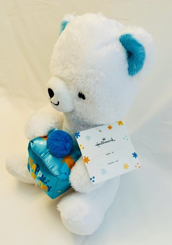 Peluche Hallmark Feliz Cumpleaños 8" Oso de Peluche Animal de Peluche con Regalo de Regalo - Imagen 3 de 6