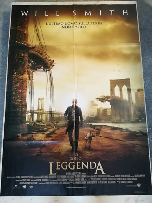 IO SONO LEGGENDA Manifesto Film 2F Poster Originale Cinema 100x140 WILL SMITH