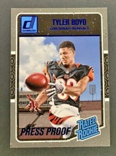2016 Panini Donruss - Tyler Boyd #397 Cincinnati Bengals - Blue Press Proof RC