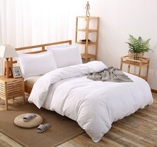 100-Percent Cotton Duvet Cover Set, Hidden Zipper Closure, Ultra Soft, Easy C...