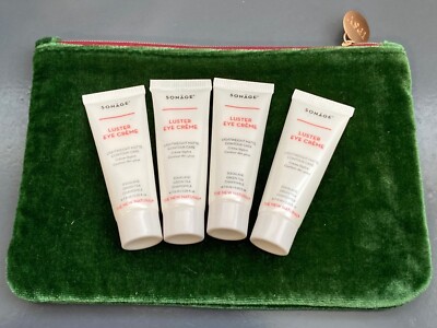 4x Sonage Luster Eye Creme Lightweight Matte Contour Care 0.25 oz each Sealed