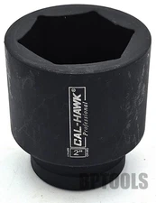 2" Deep Impact Spindle Socket 1" Drive 6 Point Axle Nut Socket Remover CR-MO