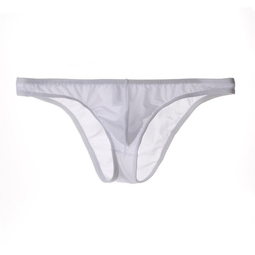 Hombres Transparente Seda Hielo Calzoncillos Bolsa Calzoncillos Tanga Lencería Ropa Interior Corto - Imagen 13 de 17