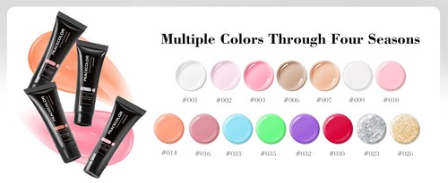15 Poly-Nagelgel-Set mit UV-Lampe Starter Set Nagelverlängerung Gel Set Maniküre - Bild 13 von 17