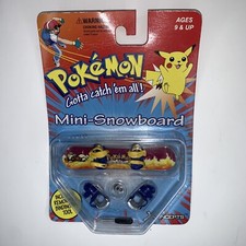 Mini tabla de snowboard de acción rápida Pokemon XConcepts Arcanine de colección nueva en caja 1999