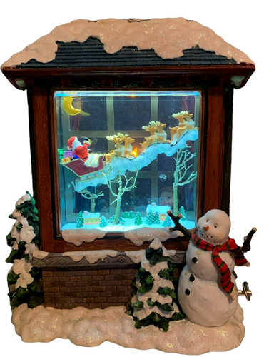 Kirkland Signature Musical Windowpane Water Globe Toy Store Snow Globe 900847 B1 - Picture 5 of 12