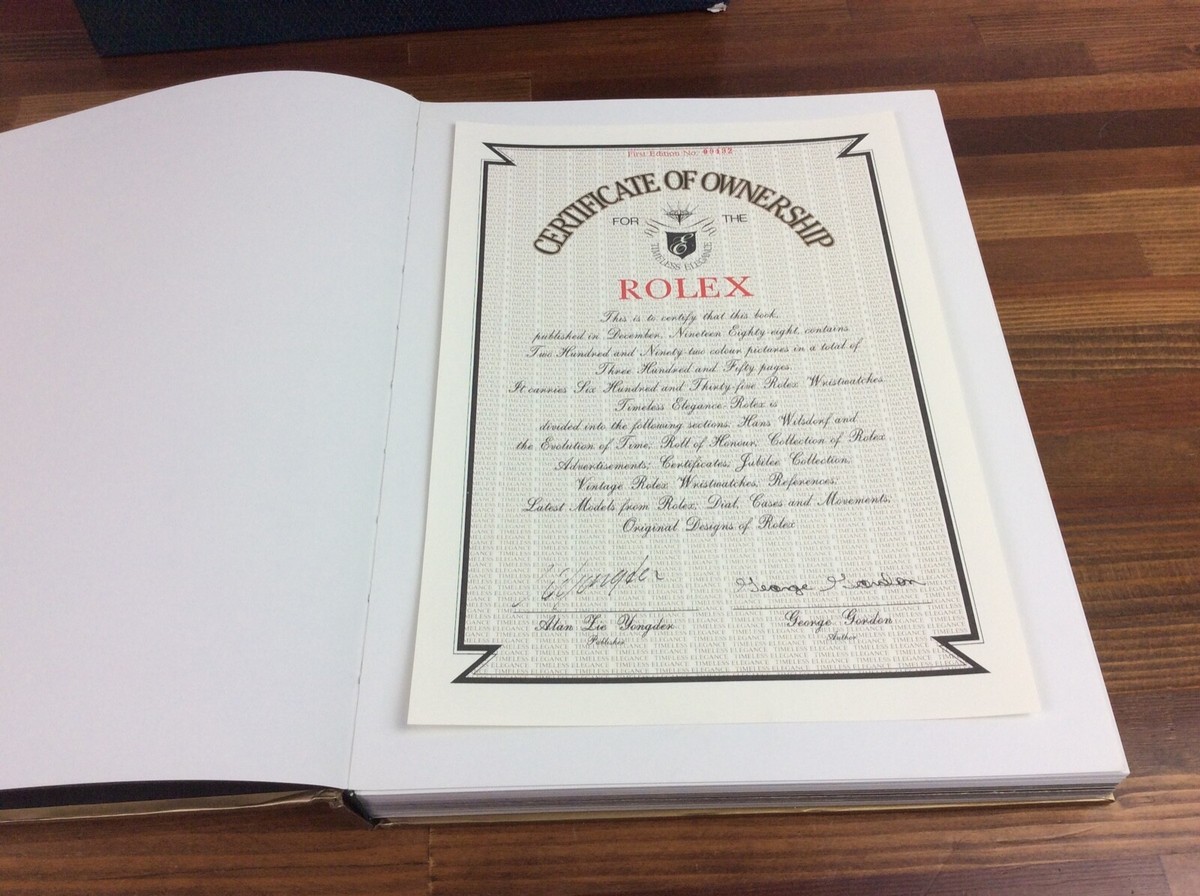 洋書 Timeless Elegance Rolex Timeless Elegance Watch Book — Horology Watch Books