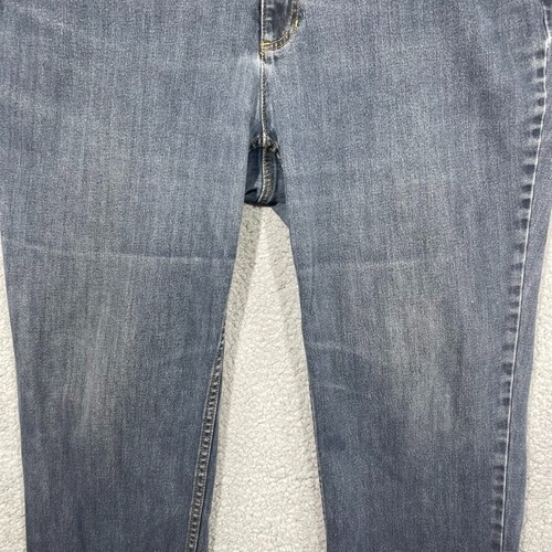 Liz Claiborne Jeans Womens 20W Blue Modern Straight Denim Mid Rise 42x27 Ladies - Picture 4 of 21
