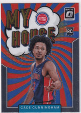2021-22 Panini Donruss Optic Basketball Cade Cunningham RC My House