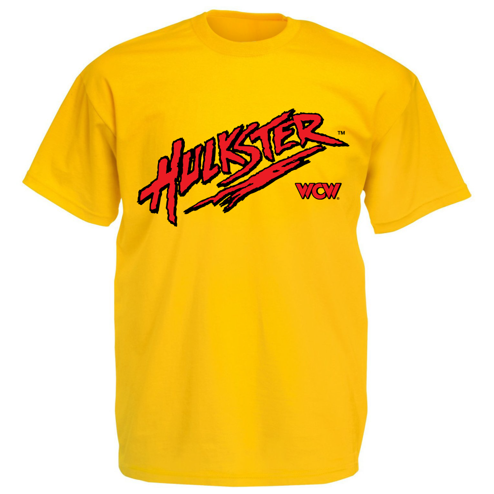 Hulkster Hulk Hogan Yellow Gold Mens T-shirt 5XL