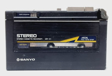 Vintage Sanyo MR-S1 Stereo Cassette Recording - For Parts Only