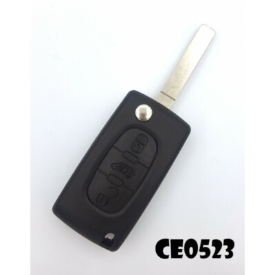 Cover Telecomando Chiave Auto Jaguar (S-Type, XF, F-Type) 4 Pulsanti - Guscio Generico Di Ricambio - 3