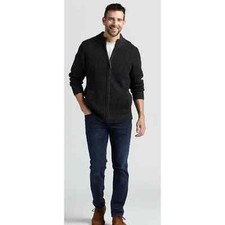 Tasso Elba Mock Neck full zip up Sweater XL