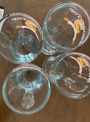 4 Shock Top 16 oz Pilsner Glasses Mohawk Orange Logo~Set Of 4 - Picture 5 of 5