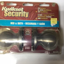 Kwikset 300P 15 CP BBPKG Satin Nickel Bed and Bath 