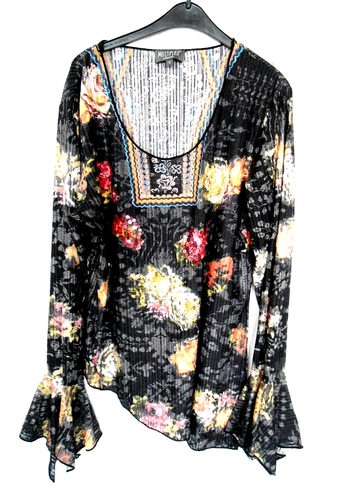 Haut Long Avec Paillettes Et Volants, Taille T5, Noir - Neuf Jamais Porté, Marque Multiples