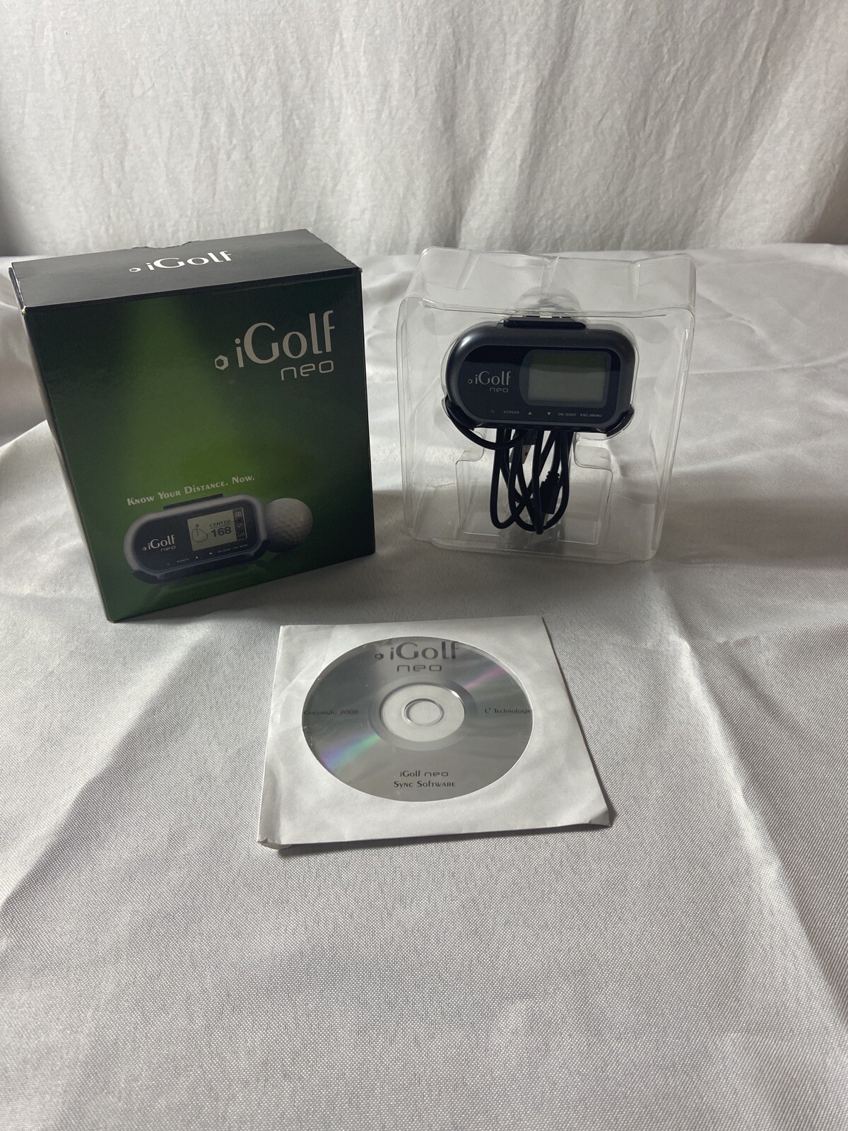 iGolf Neo Handheld GPS Golf Course Files Rangefinder Tracker IG850