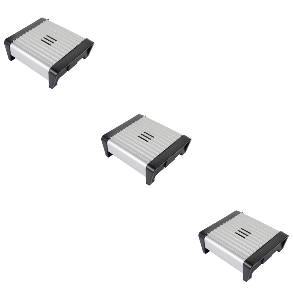 3 Pc Aluminum Plate Candle Heating Furnace Banquet Tea Light Food