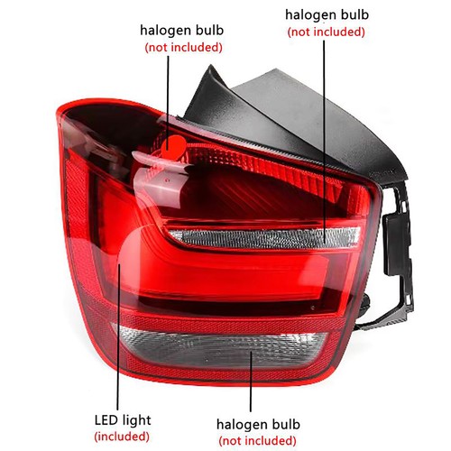 Pair LH+RH Tail Lights Rear Lamp For BMW 1 Series F20 F21 125i M135i 2010-2015 - Picture 3 of 10
