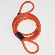 Erinnerungskabel Erinnerung Diebstahlsicherung Schloss Stahl beschichtet Gummi rot