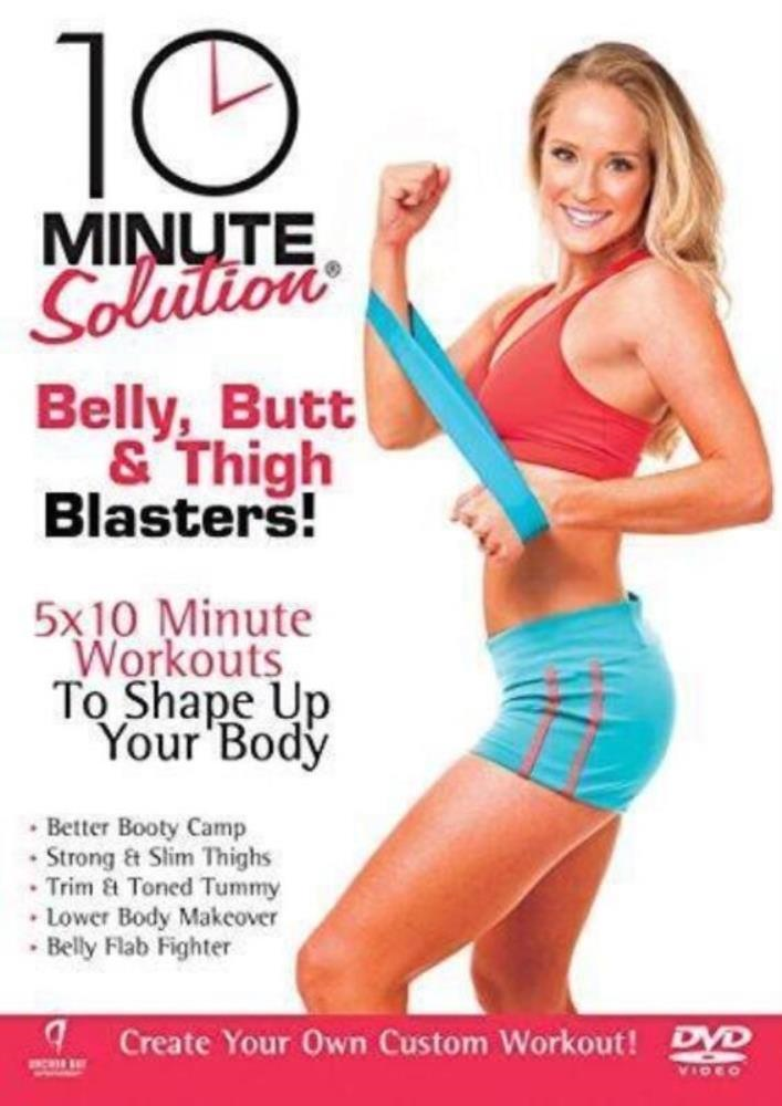 10 Minute Solution - Belly, Butt And Thigh Blasters DVD FREE SHIPPING