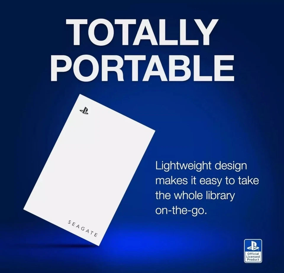 PlayStation 5 Hard Drive 5TB Seagate Official Licensed Game Drive PS4 Compatible - Image 3 of 4