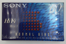 BN Vintage Sealed Sony Hi Fi 60 Min Normal Bias Type 1 Cassette C-60HFB