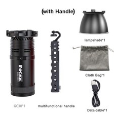 INKEE GC30 Gold Crow 30W LED Video Light Photo Studio Fill Light 2700K-6500K New