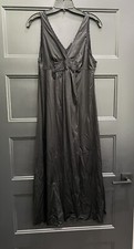 vintage vanity fair black nightgown PM