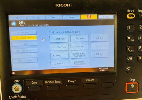 EFI Ricoh Savin Lanier Fiery E-42B Color Controller Print Server for C5100 C5110 - Picture 5 of 6