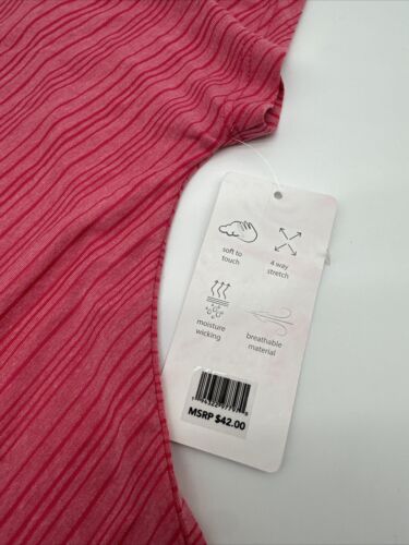 Jones New York Sport T-Shirt Women Medium Pink V-Neck ..#20144 - Picture 3 of 8