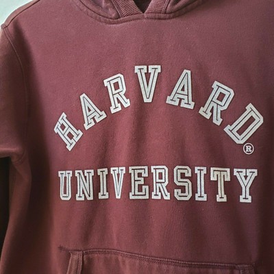 pink harvard hoodie