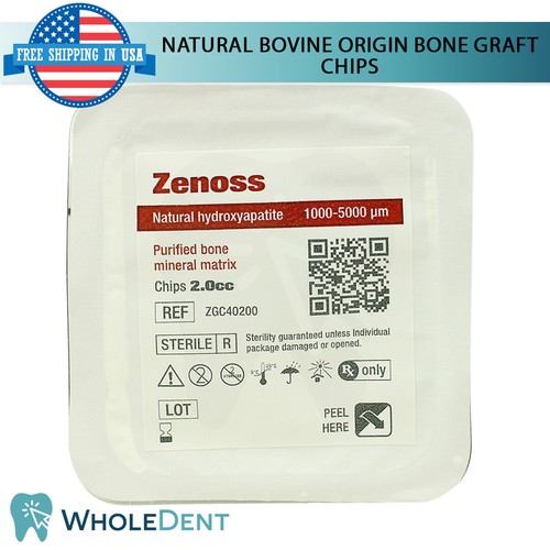 Sustituto dental biocompatible estéril material de origen bovino chips naturales - Imagen 5 de 5