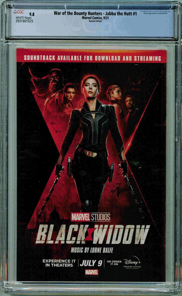 STAR WARS WAR OF THE BOUNTY HUNTERS JABBA THE HUTT #1 CGC 9.8 1st Deva ...