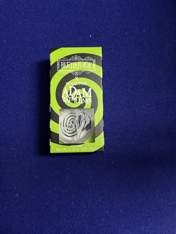 Beetlejuice X Revolution Cosmetic Eyeliner ADAM & BARBARA Water Liner SET NEW - Image 2 of 4