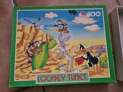 MB Puzzle Looney Tunes 100 Teile 1991 Sammler vollständig - Bild 1 von 4