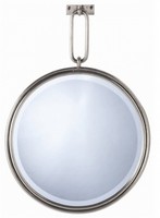 Arteriors Home Decor Antique Nickel Round Lander Wall Mount Plain Mirror Framed Arteriors Home Decor Antique Nickel Round Lander Wall Mount Plain Mirror Framed