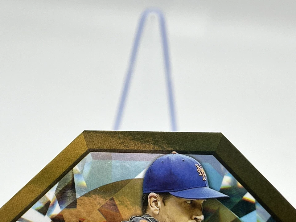 2022 Topps Series 1 Jacob deGrom Diamond Greats Die Cut Blue #DGDC-16 Mets - Image 4 of 4