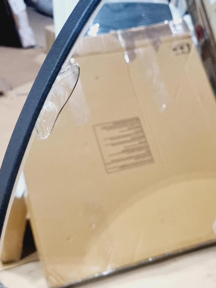 Металлическое круглое настенное зеркало John Lewis Scandi, черное, 80 см - Изображение 4 из 4