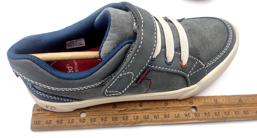 Kids Shoes pediped DANI Grey Unisex Size 12.5-13 Child Hook & Loop Slip-on Vegan - Picture 11 of 12