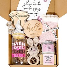 New Mom Gift Basket  Baby Gifts, Baby Shower Gifts for Expecting Mommy