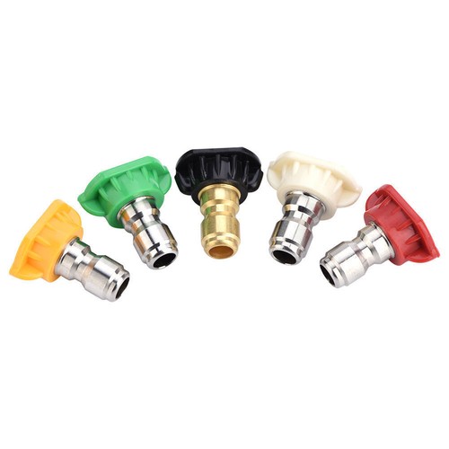 5pcs Pressure Washer Spray Tips Nozzles High Power Kit Quick Connect 1/4" Set - Picture 9 of 11