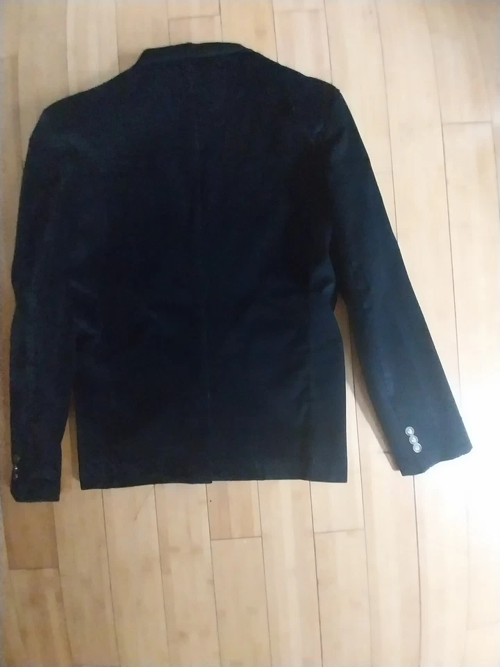 Mens Slim - Fit Deep Blue Blazer - Image 3 of 4