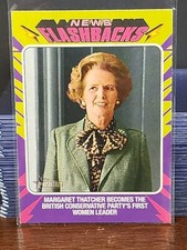 2024 Topps Heritage Margaret Thatcher 1975 News Flashbacks Insert Card #NF-4