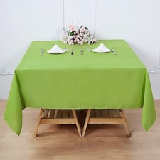 70" APPLE GREEN SQUARE POLYESTER TABLECLOTH Wedding Catering Dinner Linens SALE