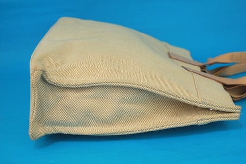 Burberry London Blue Label Beige Canvas Leather Tote Bag Hand Bag Purse Japan - Picture 7 of 22